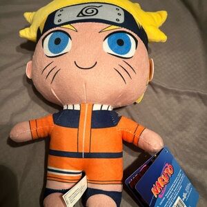 Anime Character Plush Toy - Orange and Yellow